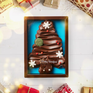 Chocolade kerstboon puur