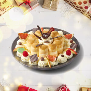 VANWOEREKOM-kerst producten 2022 Pudding Caramel op schaal